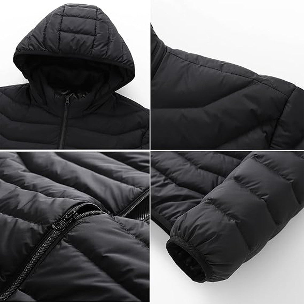 Unisex Heated Jacket Smart USB Electric Warm Winter Jacket for Men & Women  Long Lasting Heated Coat Ideal Winter Gift
