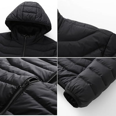 Unisex Heated Jacket Smart USB Electric Warm Winter Jacket for Men & Women  Long Lasting Heated Coat Ideal Winter Gift