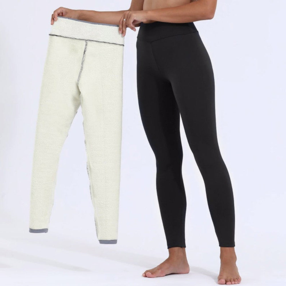 Super Thick Cashmere Wool Leggings for Women  Warm Thermal Wool Leggings for Winter Comfort & Style